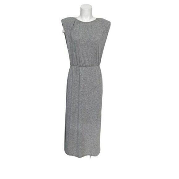 Wayf Luisa Gray Jersey MIDI Dress NWT - Picture 3 of 9